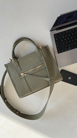 Mini Rosie Bag - Green Mud