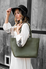 Comfort Shopper - Dark Green Mud