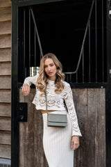 Romy Bag - Green Mud Croco