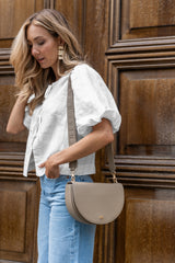 Circle Bag x Big Strap - Cappuccino