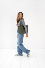 Comfort Shopper - Dark Green Mud