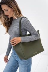 Comfort Shopper - Dark Green Mud x Light Gold