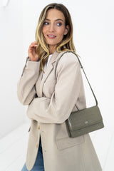 Romy Bag - Green Mud Croco
