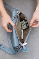 Twin Bag - Milky Blue