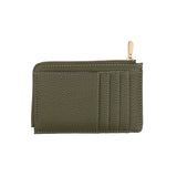 Mini Zipper Wallet - Dark Green Mud