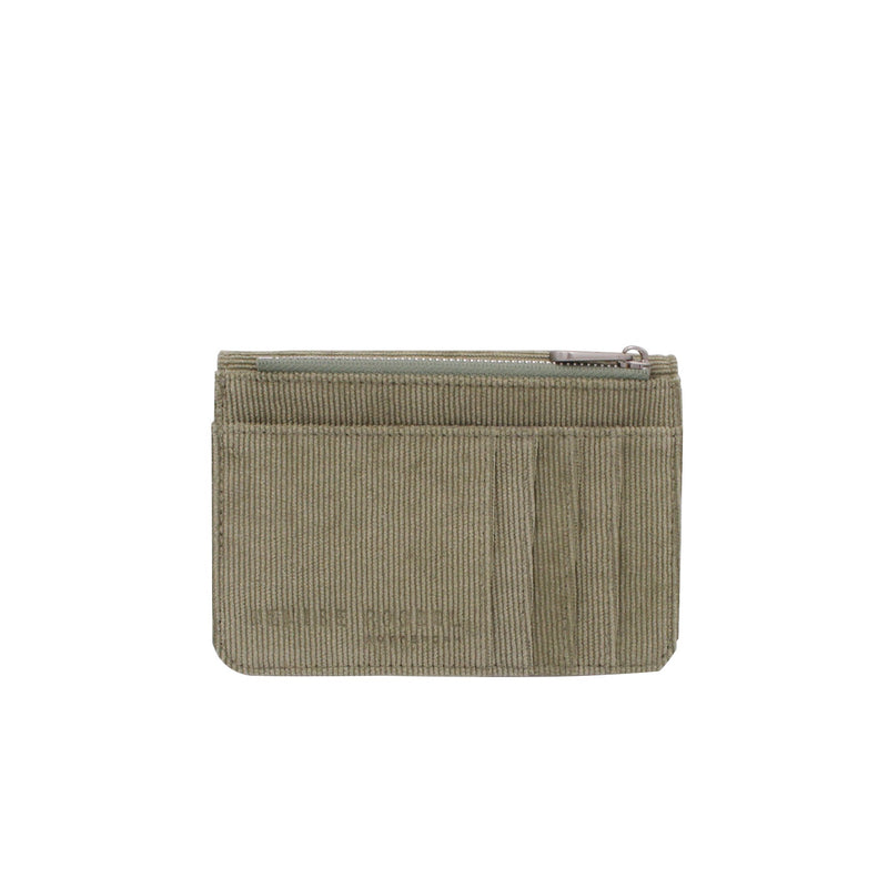 Mini Wallet - Green Rib Velvet
