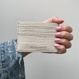 DR Cardholder - Vegan Creme Croco