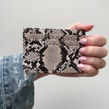 DR Cardholder - Vegan Natural Snake