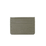 DR Cardholder - Green Mud Croco