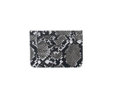 DR Cardholder - Vegan Grey Snake