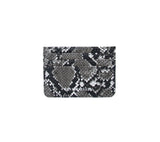 DR Cardholder - Vegan Grey Snake