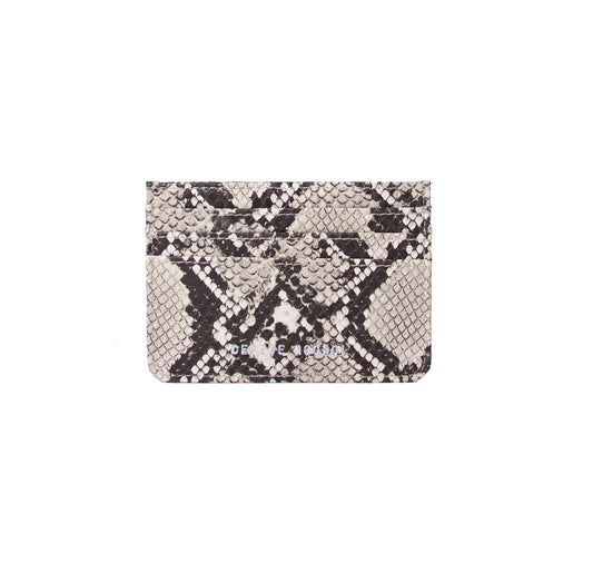 DR Cardholder - Vegan Natural Snake