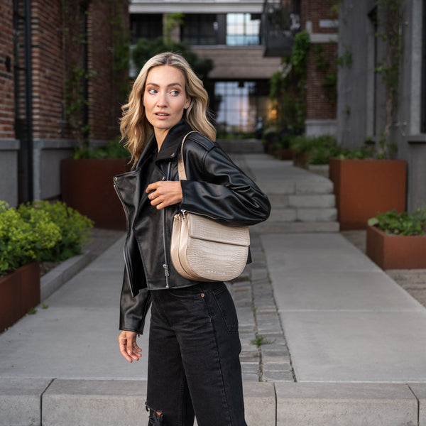 Duo Circle Bag - Dark Army – DENISE ROOBOL