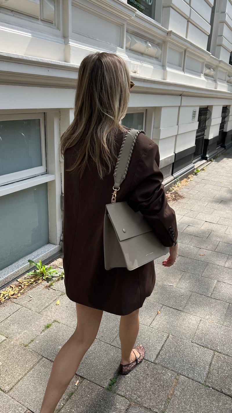 Harper Bag - Cappuccino x Light Gold