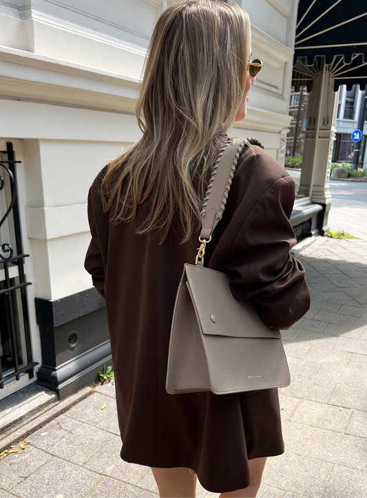 Harper Bag - Cappuccino x Light Gold