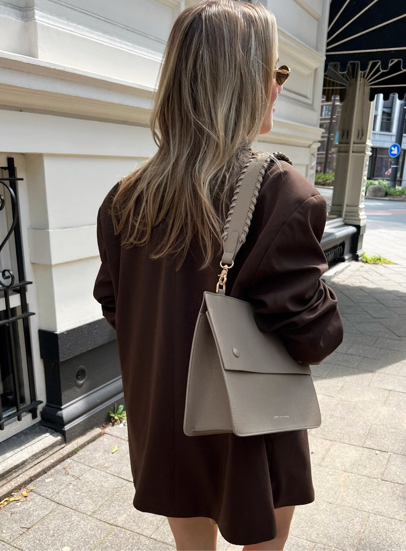 Harper Bag - Cappuccino x Light Gold