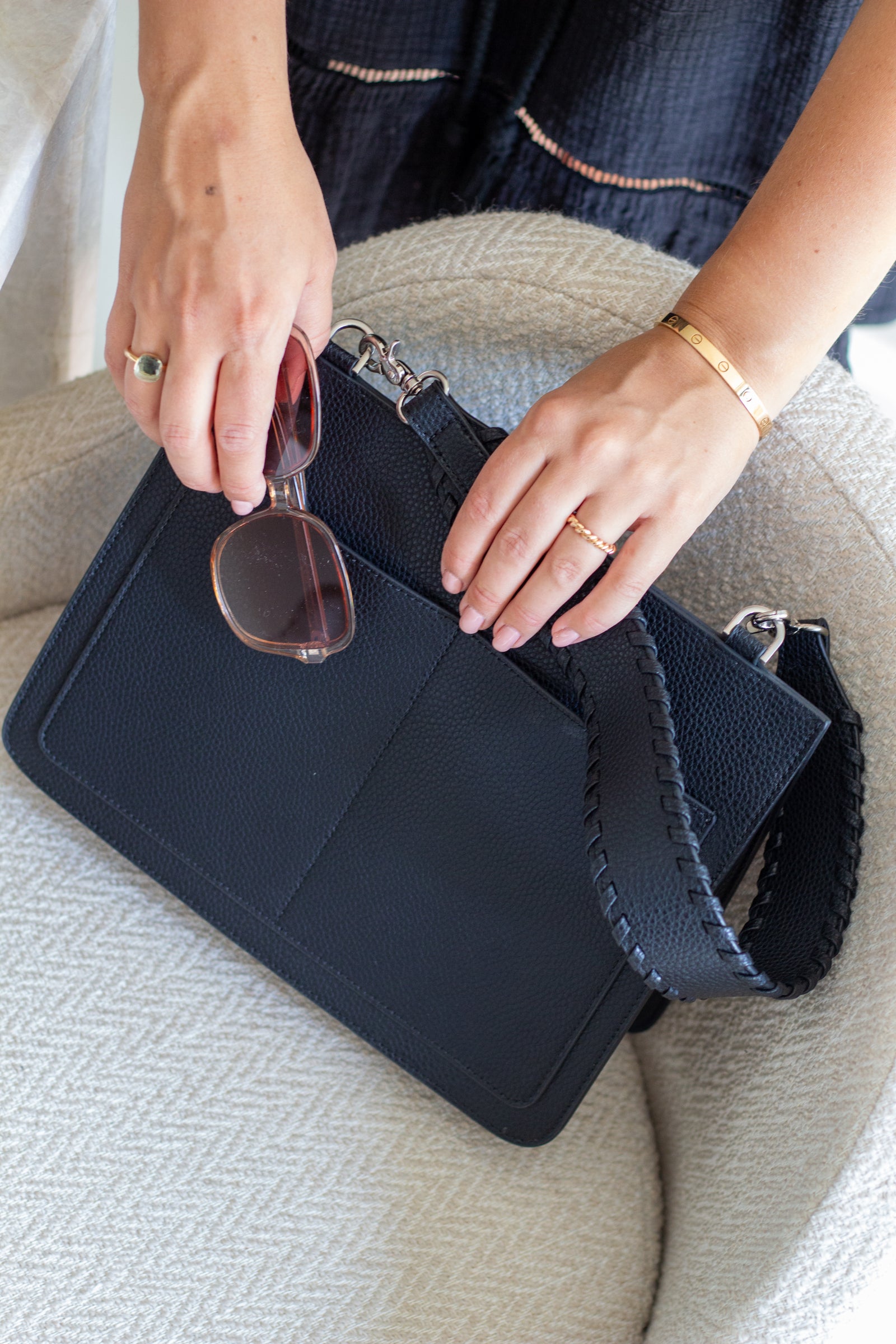 チェスティ レスポコラボ harper Bag-Black Harper Bag - Black – DENISE ROOBOL