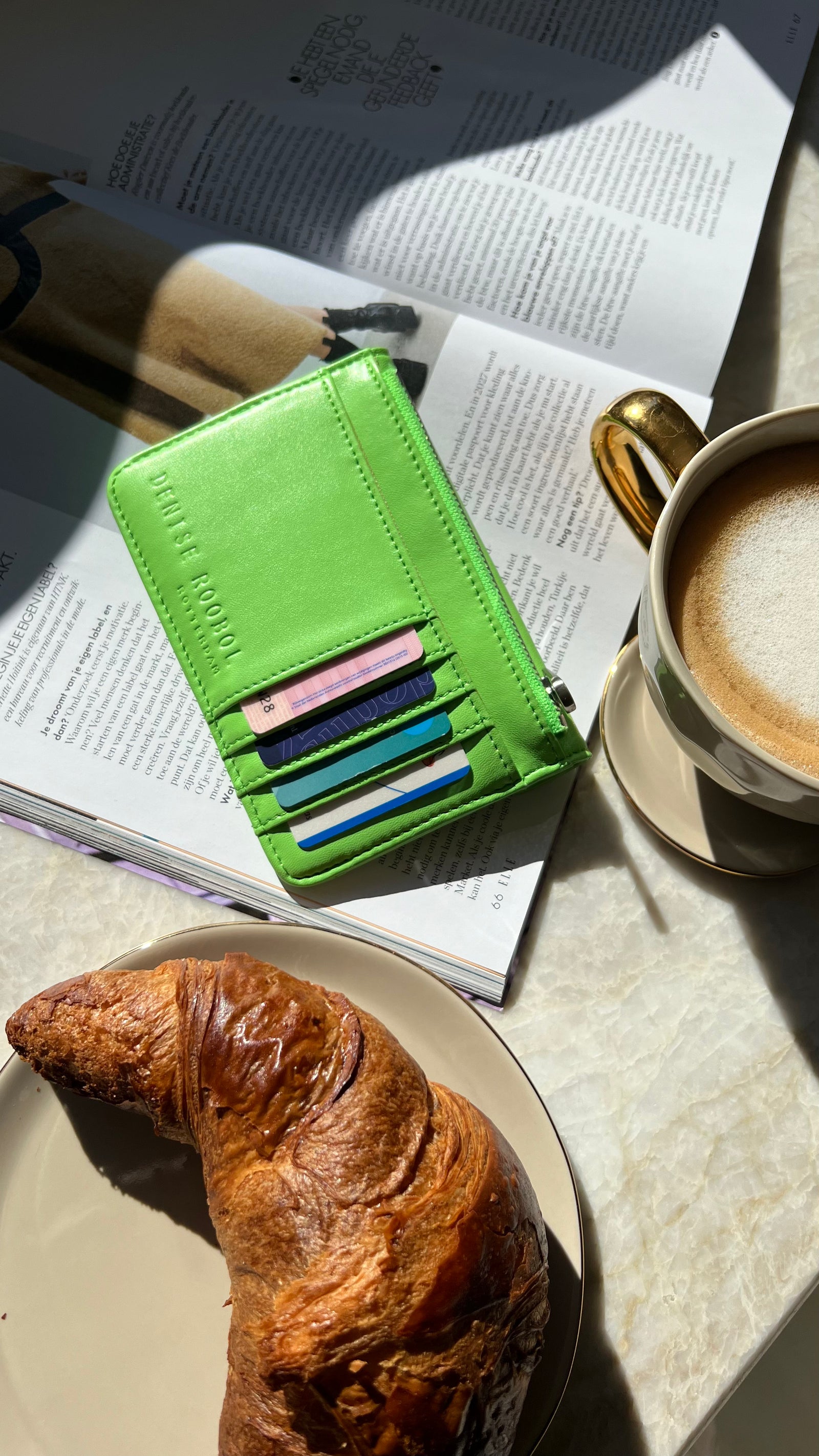 Mini Wallet - Neon Green – DENISE ROOBOL