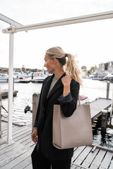 Plain Work Bag - Cafe Latte